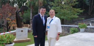 Συνάντηση Κώστα Θάνου με την Ροντίκα Γιοκσι